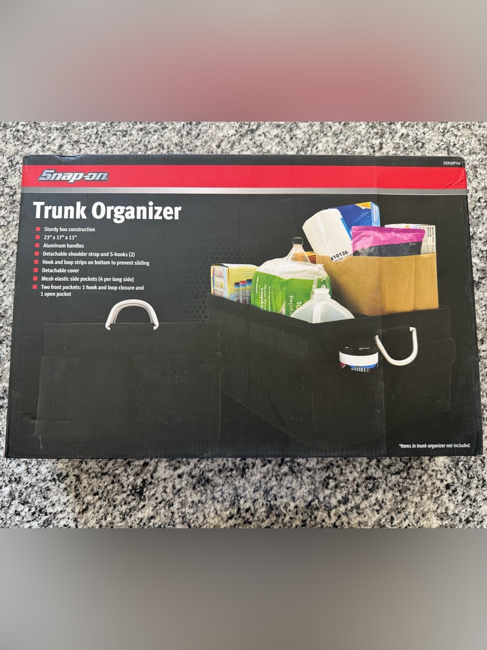 🔧 Snap-on Trunk Organizer / Tool Storage Bag